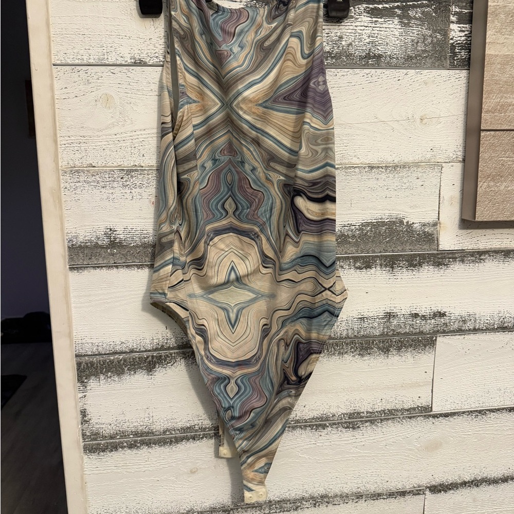 SHEIN Multicolor Swirl Bodysuit